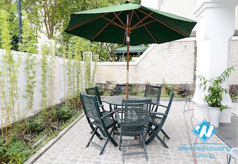High quality house with modern furniture for rent in Ciputra, Tay Ho, Ha Noi